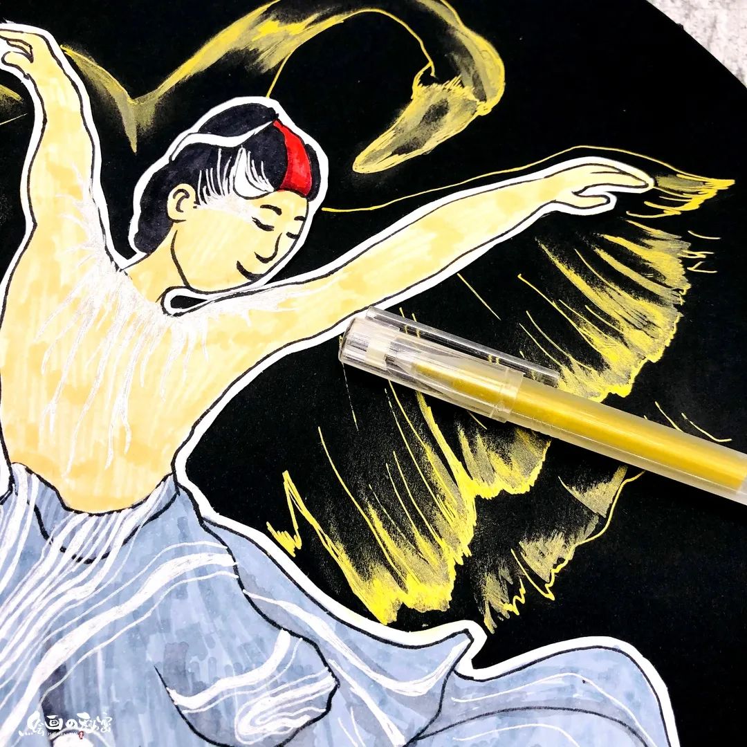 白描仙鹤舞动高清图片大全,舞动仙鹤萌新