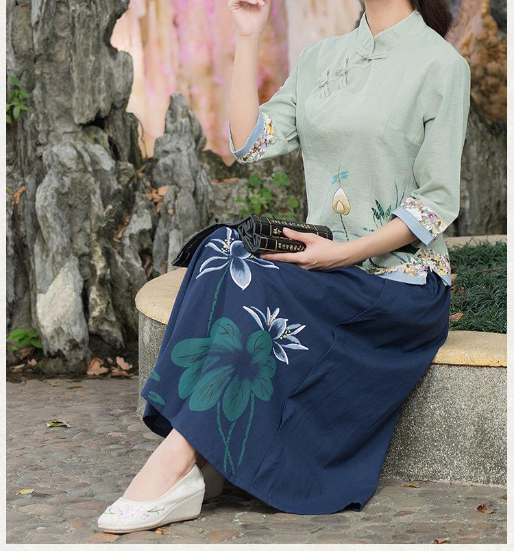 茶服中式,茶服茶艺