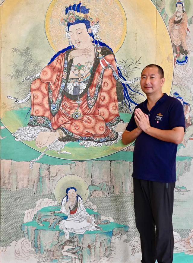 观音菩萨三十二像工笔画,观世音菩萨画像工笔画