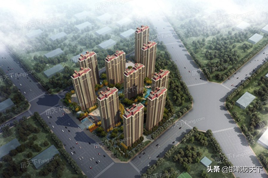 高层瞰景的感受,新中式瞰景高层