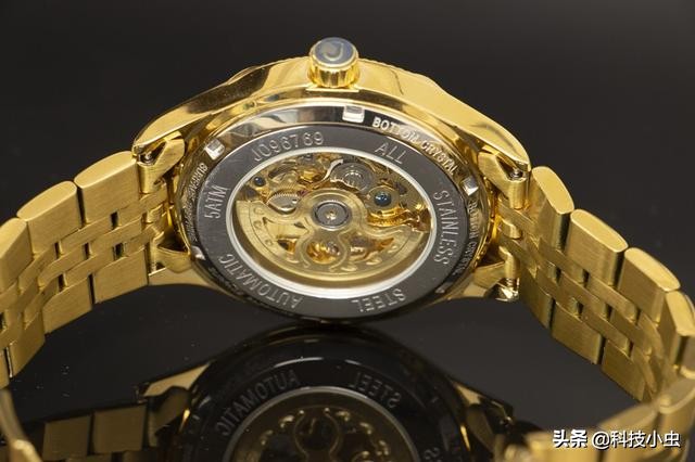 jojo限量版机械镂空手表,jojo轻奢腕表