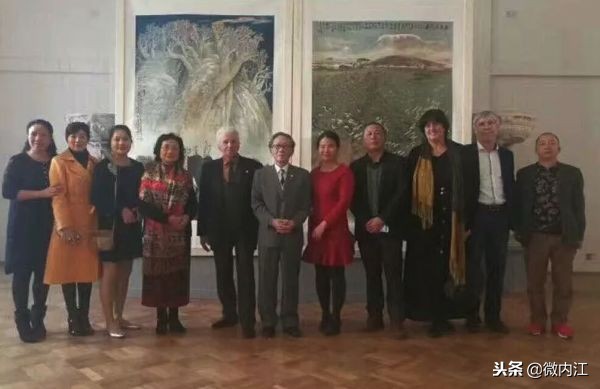 豪情！这位从内江走出去的画家，将中国彩墨画推向世界！