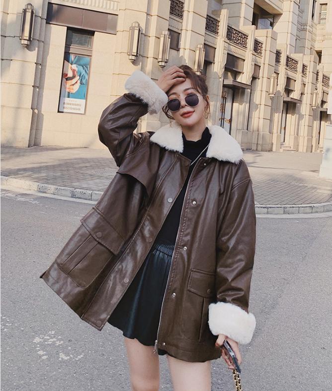 皮衣的穿搭技巧冬季,皮衣还能这样搭穿上立马时尚起来