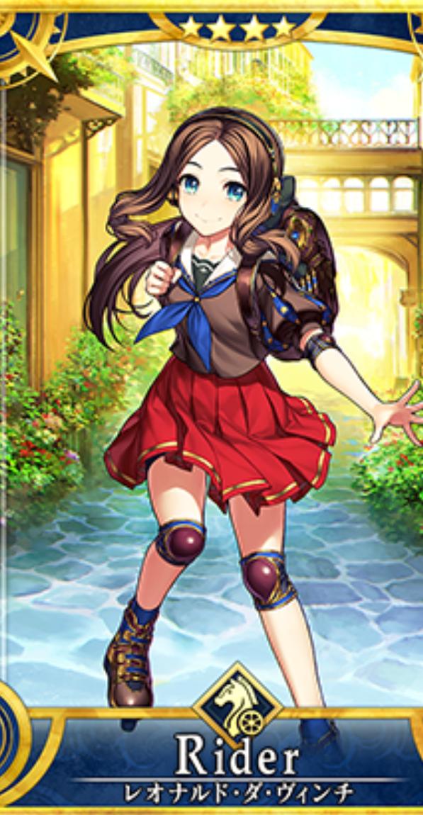 fgo达芬奇lily立绘欣赏,fgo达芬奇lily