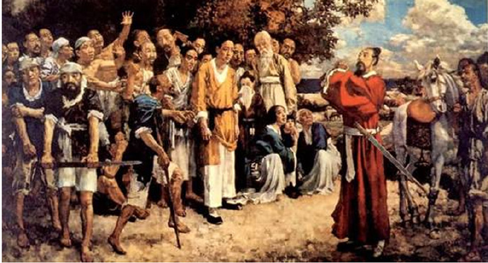 中国画家徐悲鸿图,徐悲鸿轰动美术界的油画是哪个画