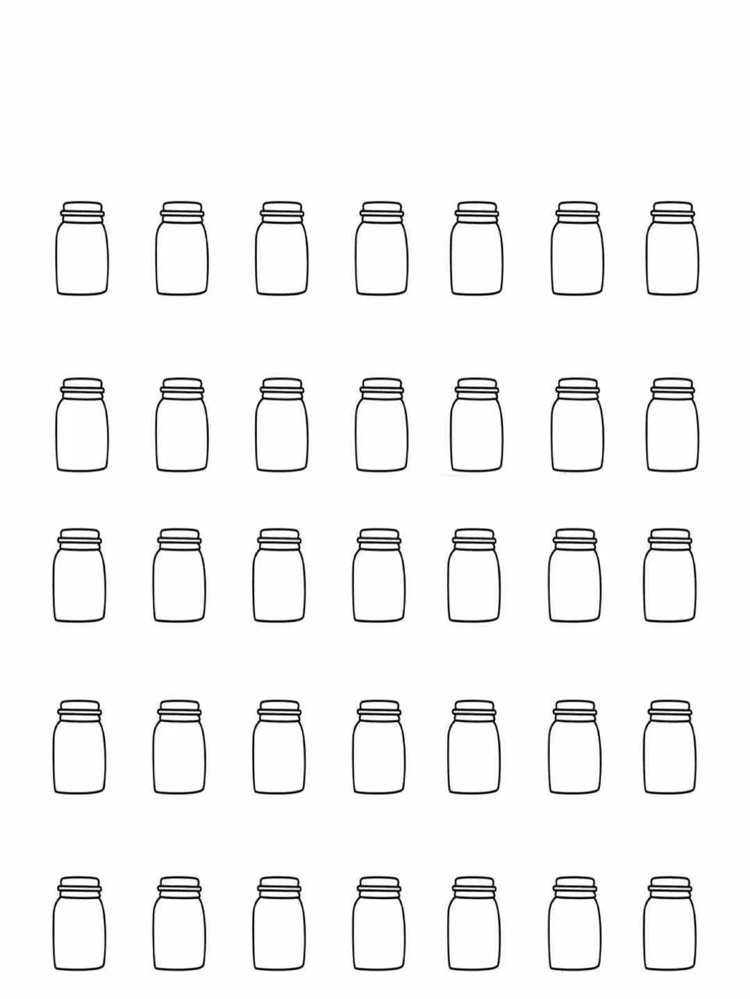 超火的小瓶子涂鸦原图,涂鸦小瓶子颜值原图