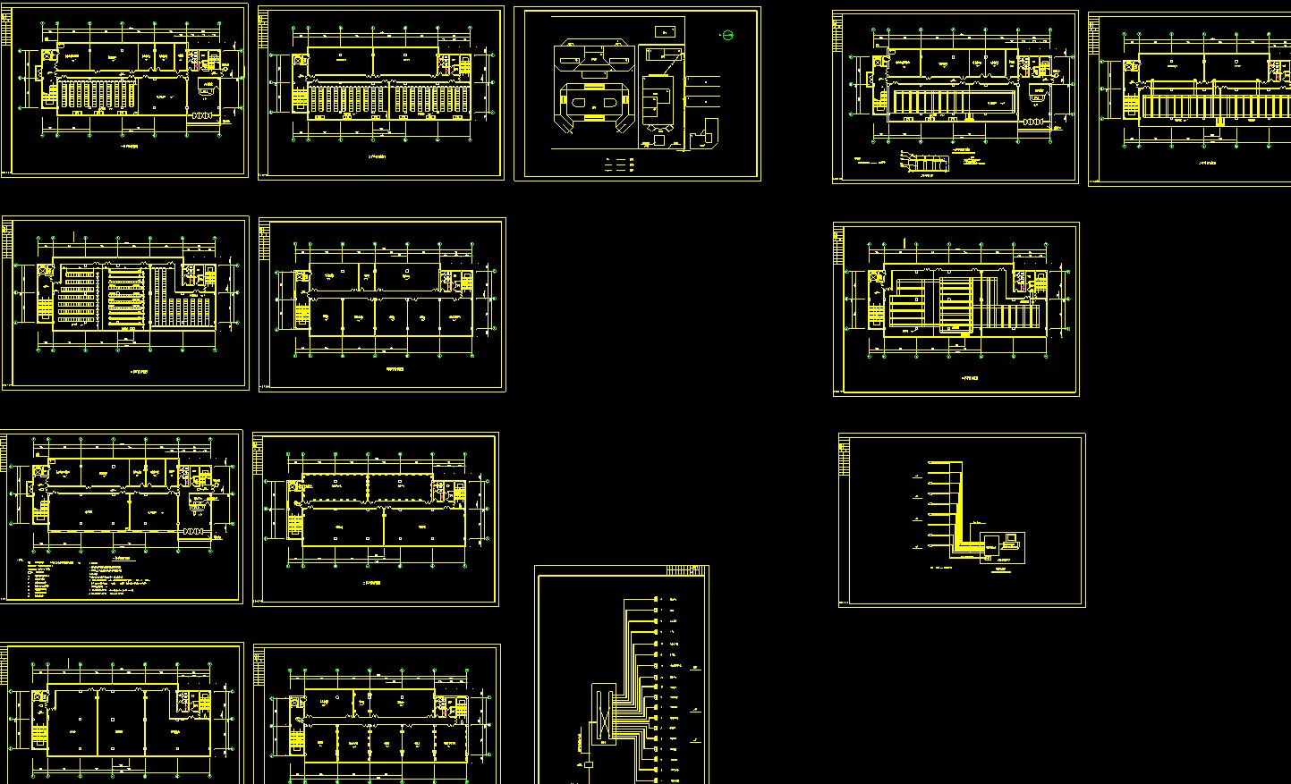 cad弱电机柜图标大全,弱电机柜CAD布置