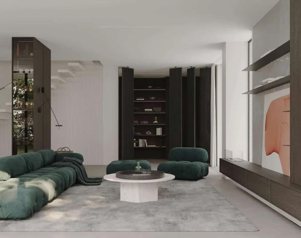 别墅极简200-300平装修效果图,别墅200平装修清单大全