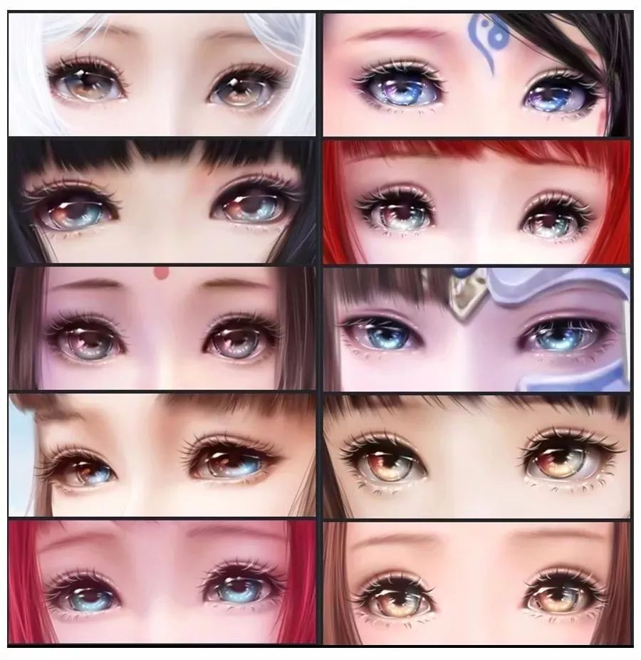 动漫人物眼睛该怎么画新手入门,怎么画动漫人物的眼睛新手教程