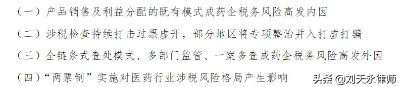 医药行业涉税刑事风险报告(2021)