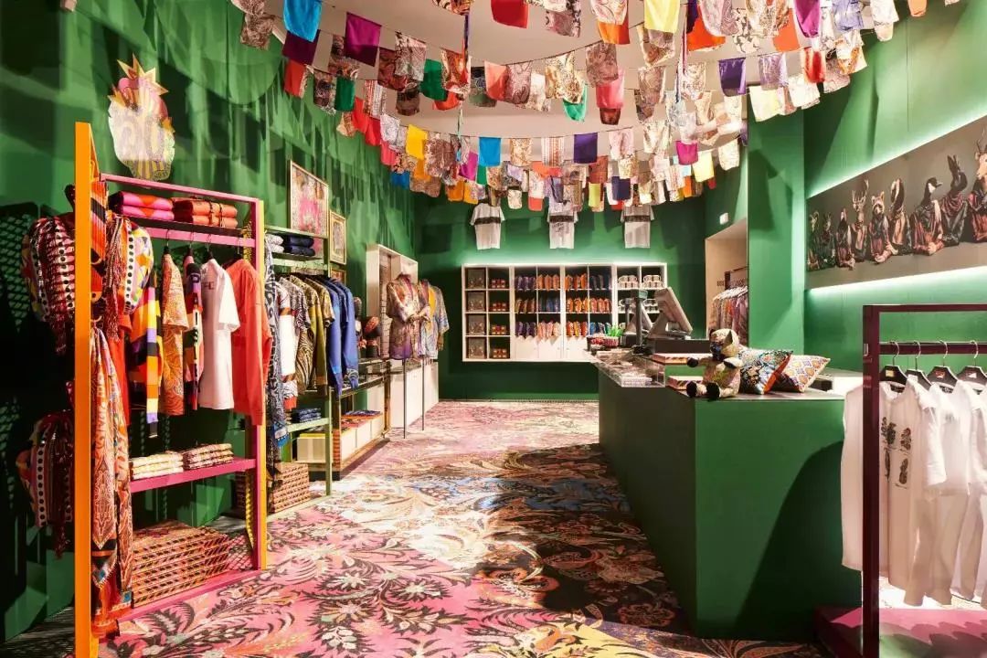 etro近况,etro佩斯利花纹真丝连衣裙