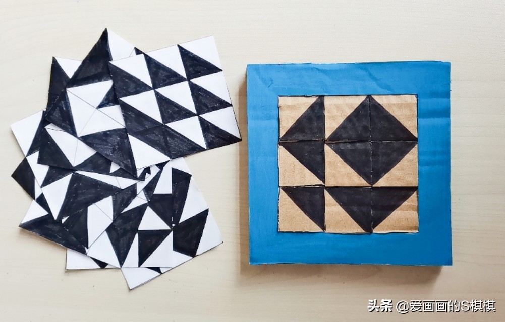 幼儿园益智拼图手工,3-6岁幼儿手工立体拼图