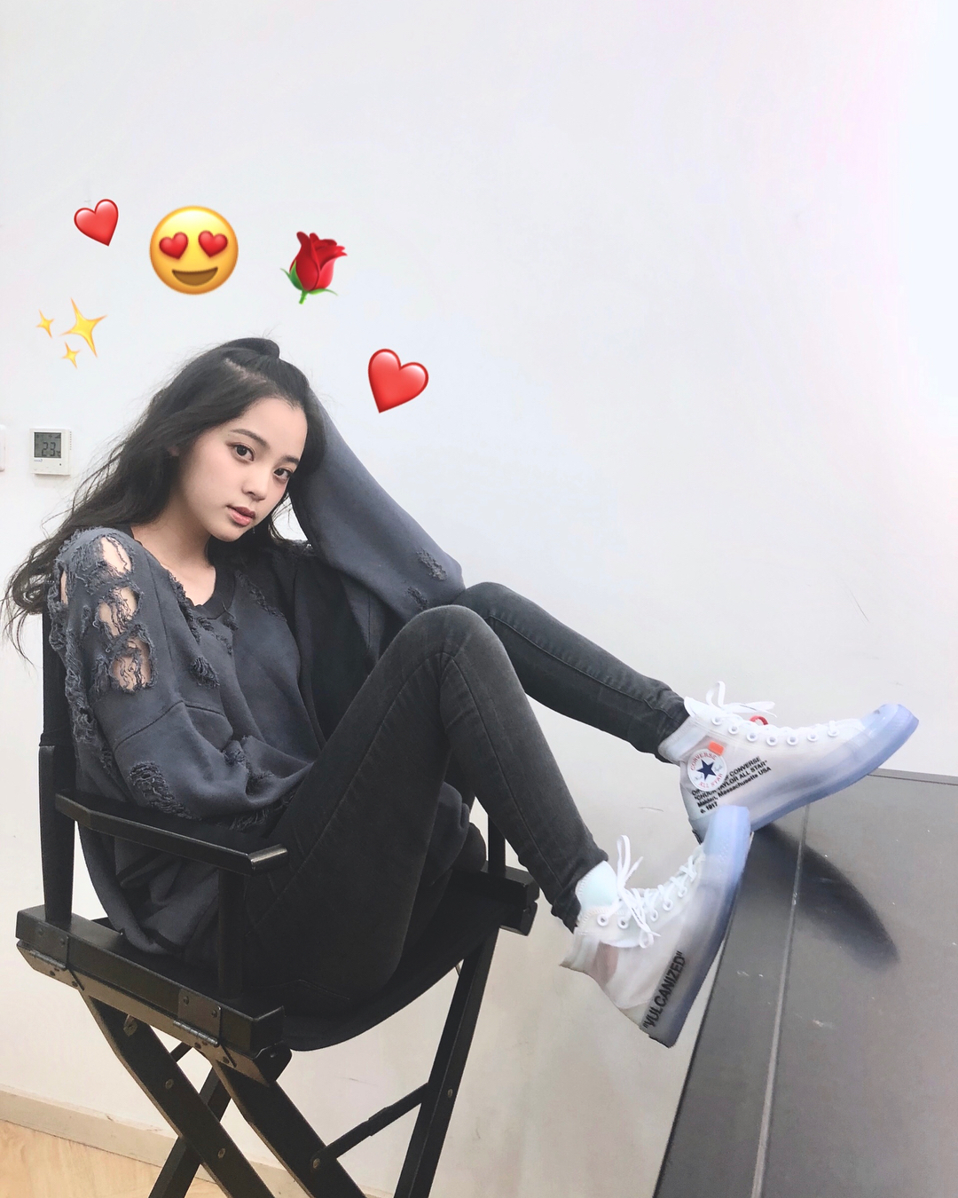 欧阳娜娜同款匡威最新,欧阳娜娜同款匡威黑红