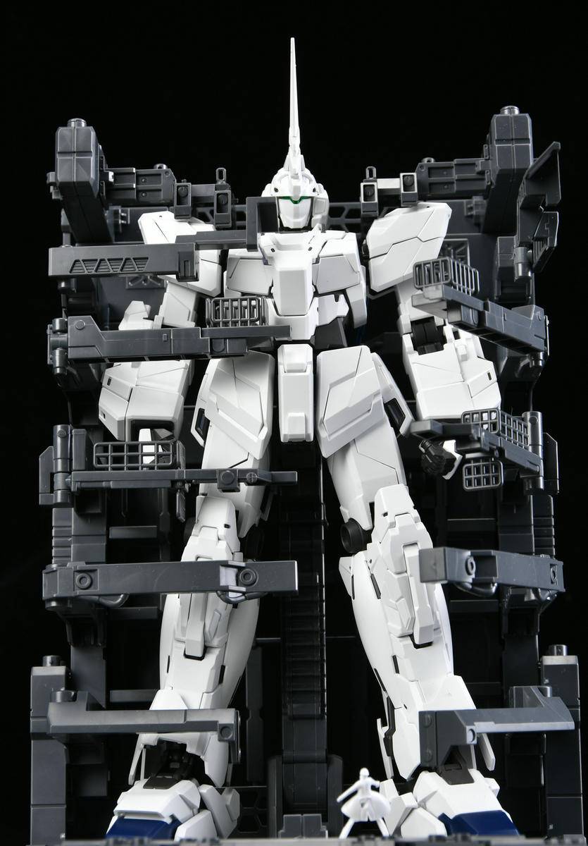 mgex独角兽高达测评,万代限定重炮高达mg开箱