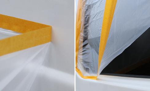 喷涂防尘遮蔽膜,装修家用防灰尘塑料防尘膜加厚