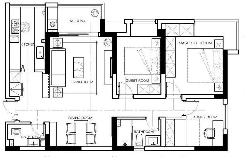琢信新作|简洁、素雅之下更多的是自由和舒适