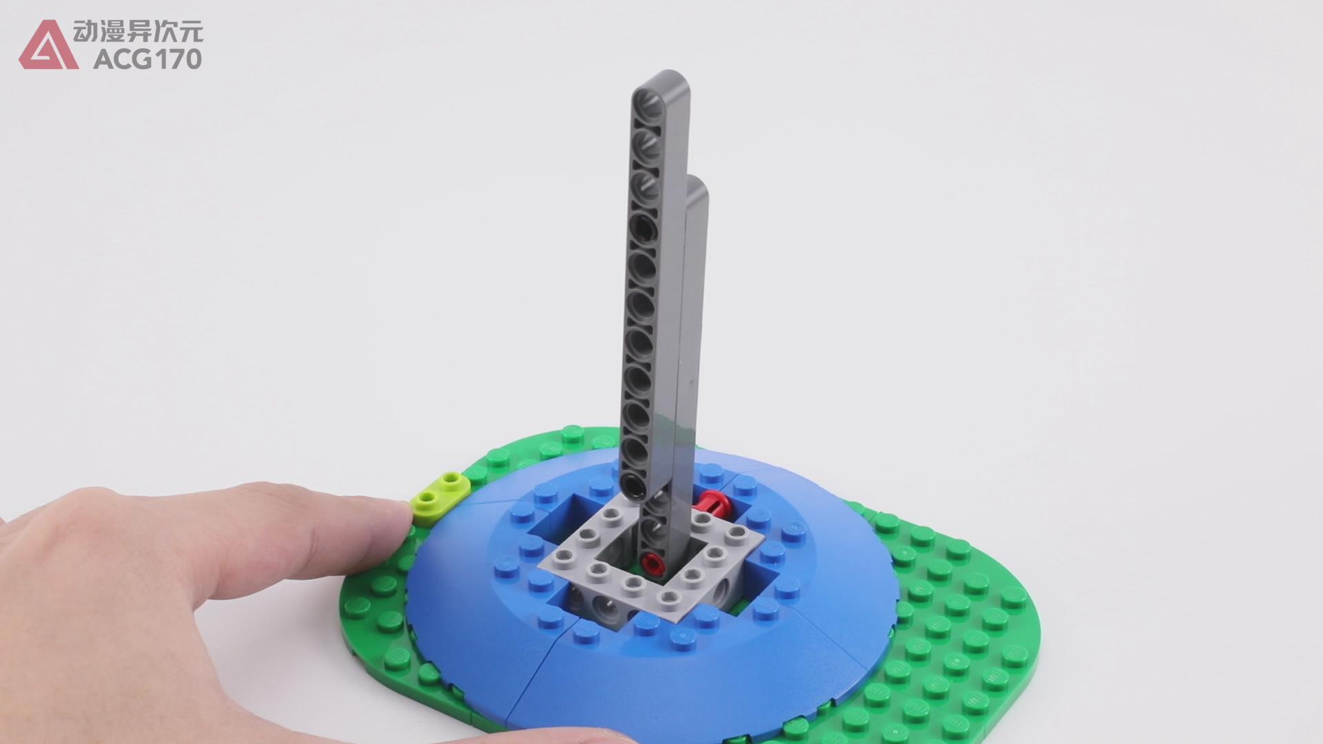 乐高大积木旋转塔,乐高百变积木塔吊