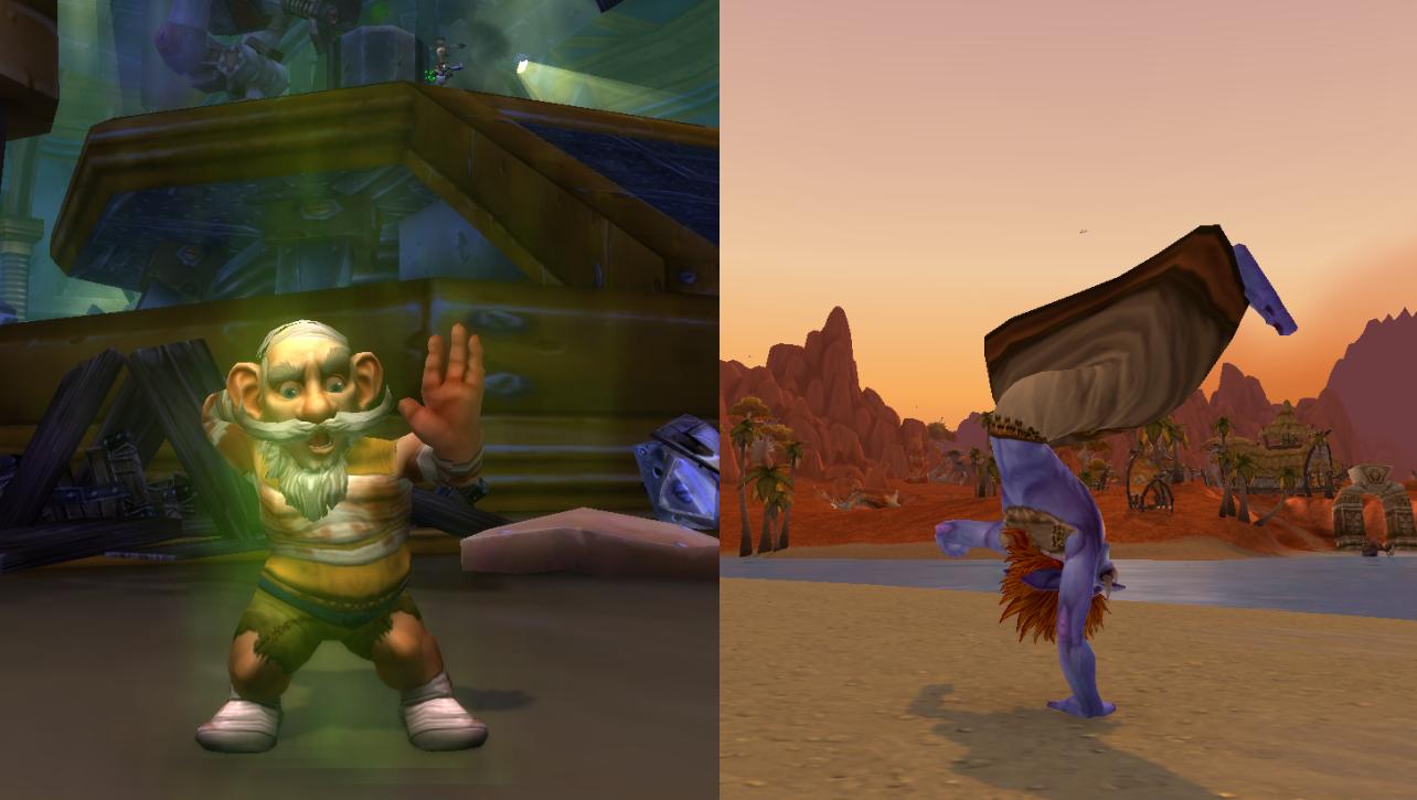 魔兽世界各大boss跳舞,魔兽世界竞技场表演赛