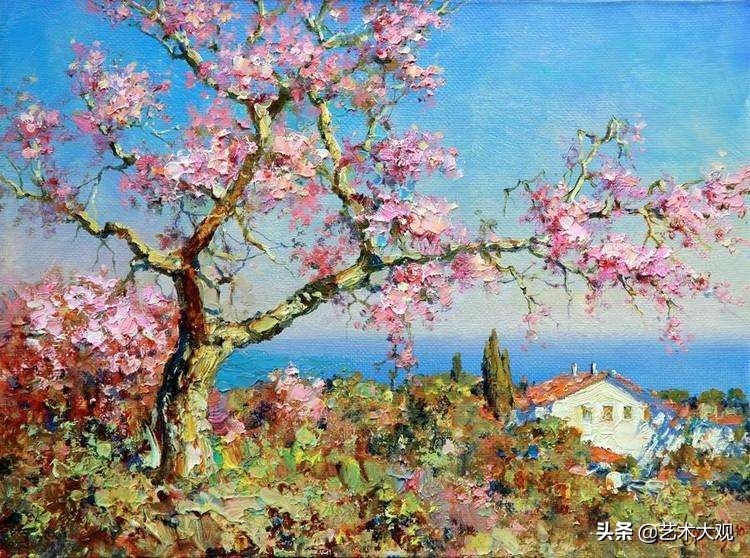 俄罗斯画家风景油画作品选集,尤里奥布霍夫人物画