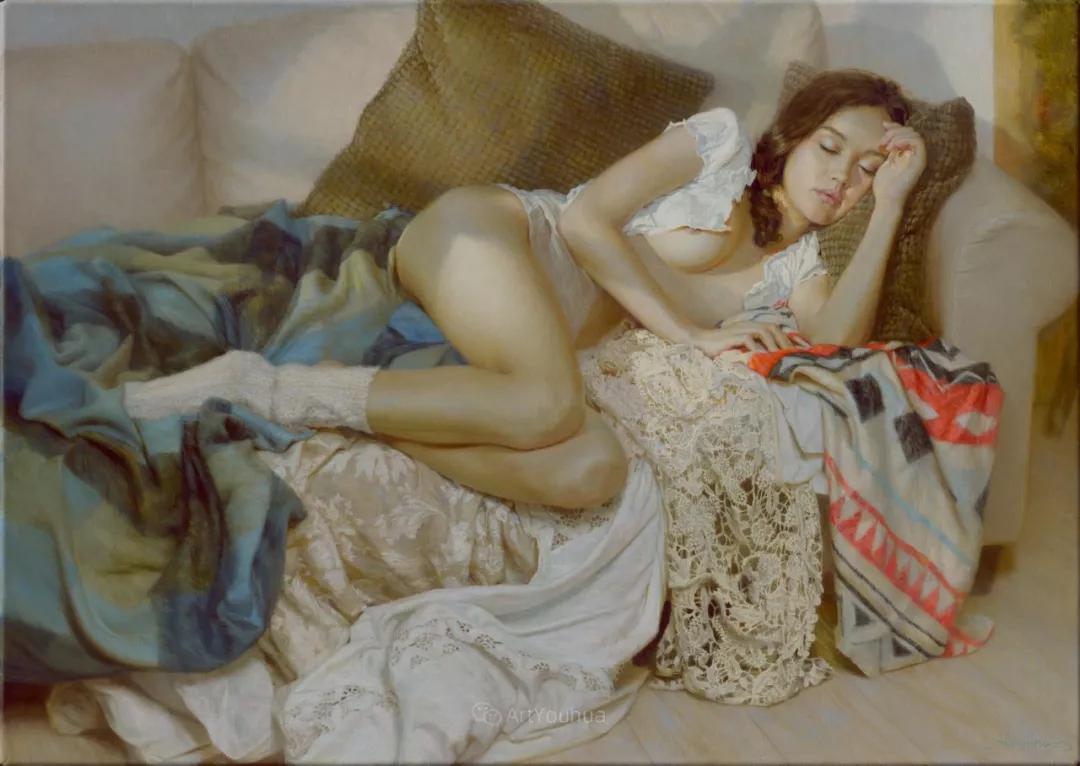 俄罗斯的女画家画的唯美油画,俄罗斯女画家油画视频