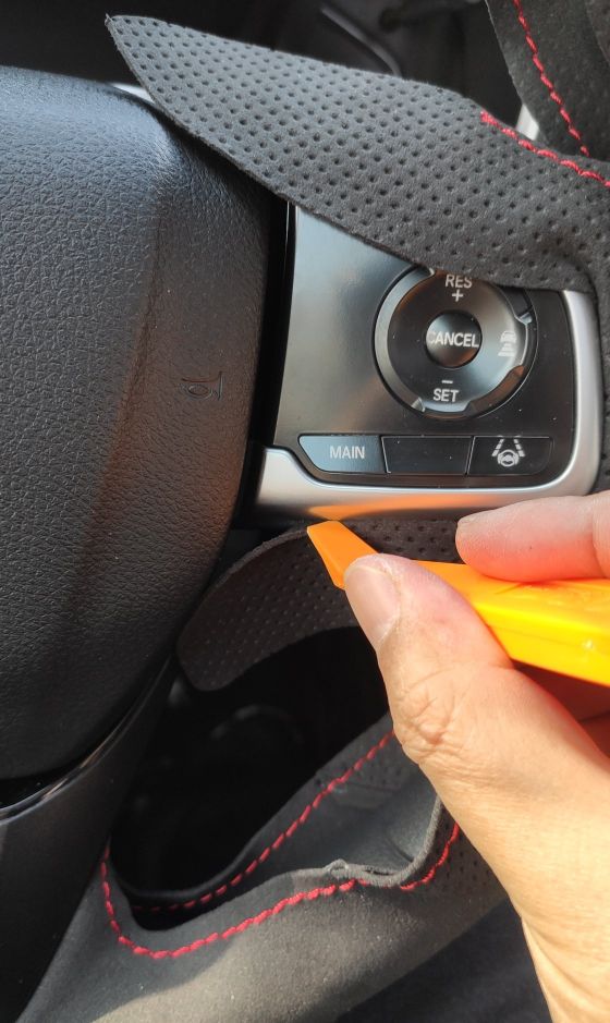 艺多不压身指的什么,通用方向盘套手缝详细教程