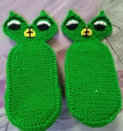 简单婴儿靴子毛线鞋,可爱款钩针宝宝鞋