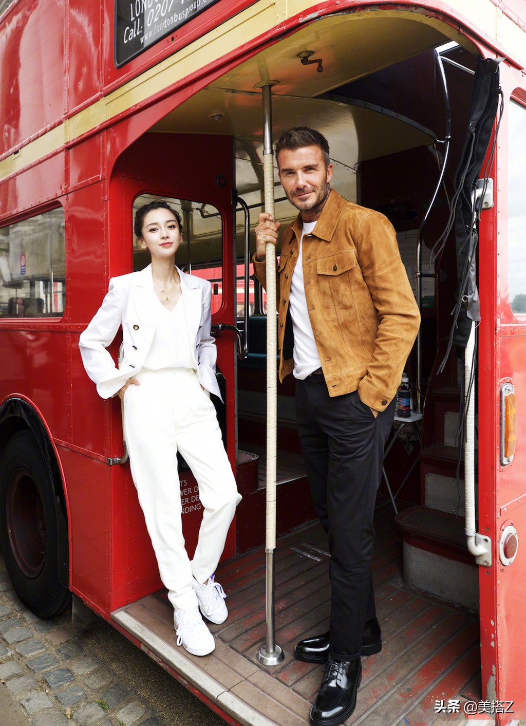 angelababy和贝克汉姆同框,baby变daddy明星混剪