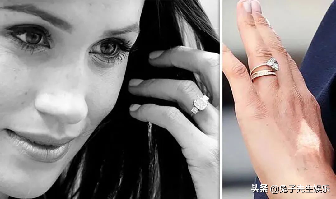 梅根戴卡地亚金表,梅根戴礼帽照