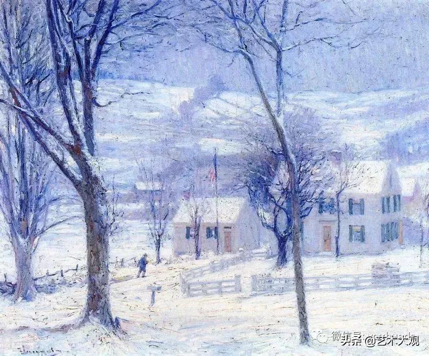 美国现代顶级风景油画作品欣赏,外国风景油画大师视频