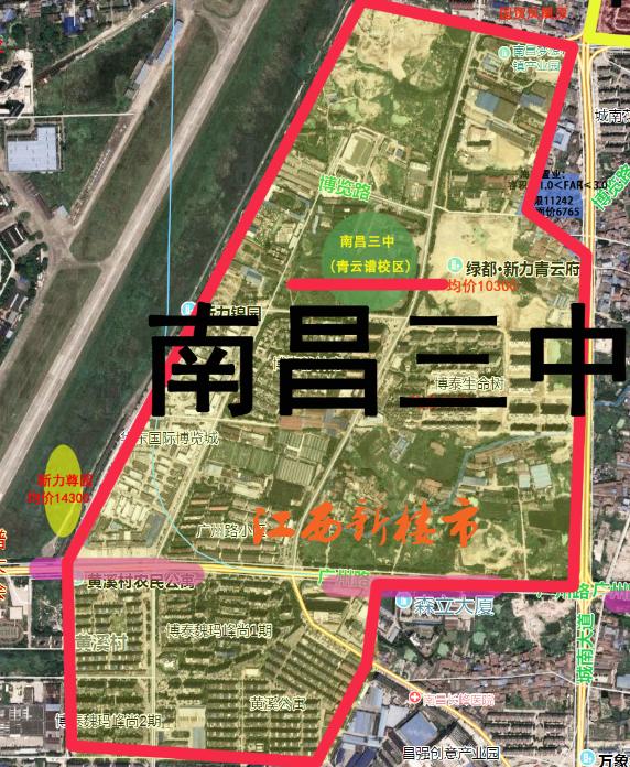 南昌青云谱学区划分最新规划,南昌2024小学区划分图青云谱