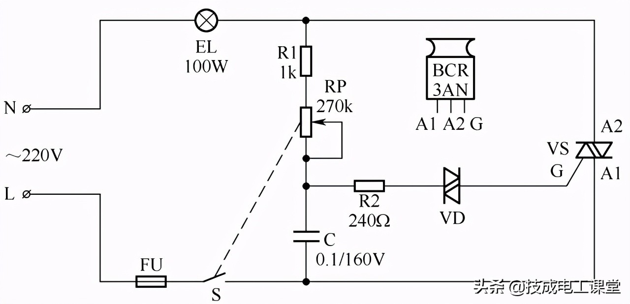 如何用三个开关控制灯的电路图,3个开关控制一盏灯接线方法
