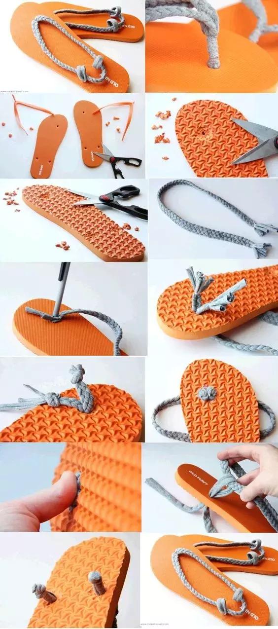 钩织婴儿凉鞋的钩法,100种夏凉鞋的钩织教程