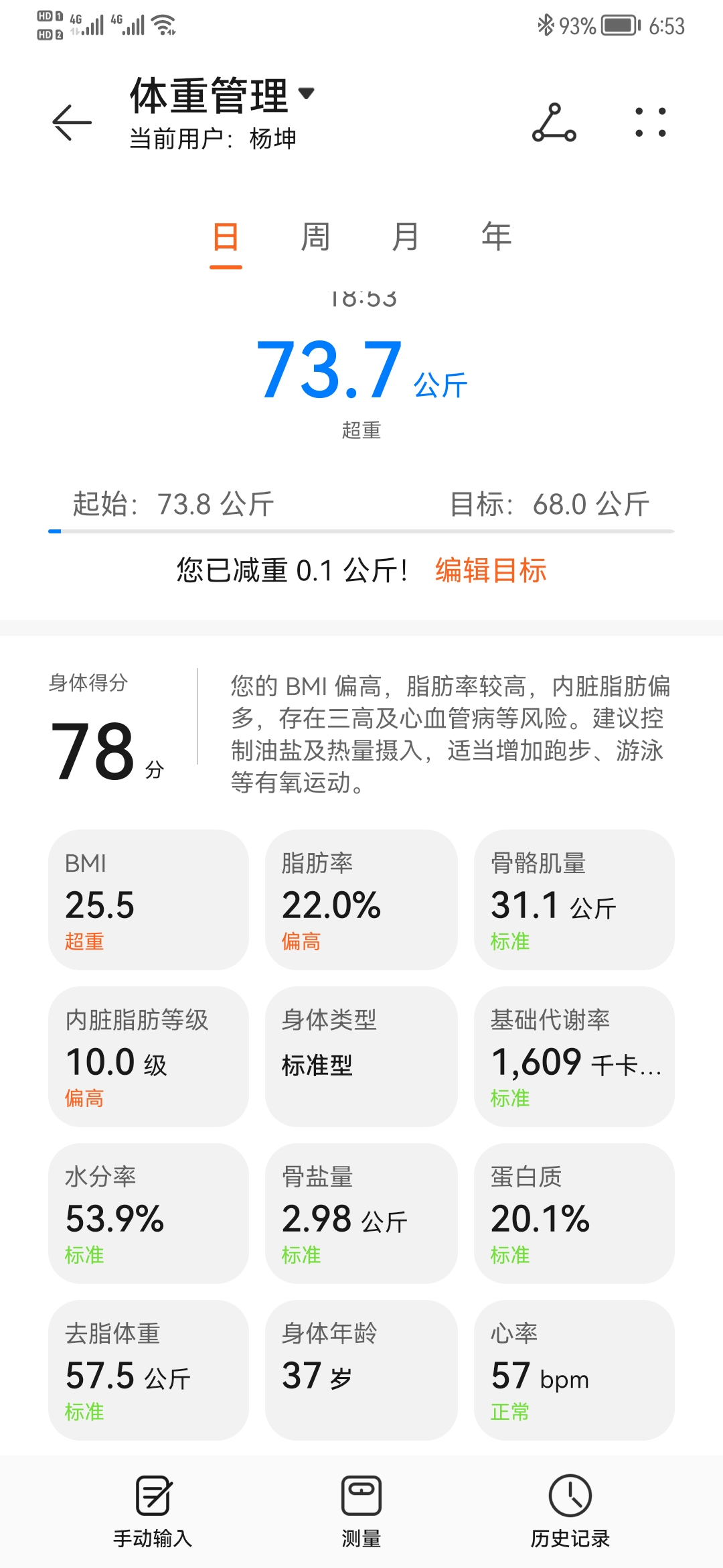 体脂秤19.9,华为hilink体脂秤可以和荣耀app相连