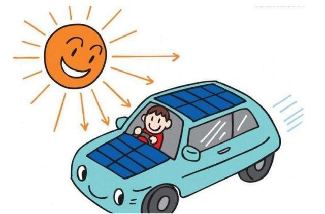 不用充电的新能源汽车太阳能汽车,可以无限续航的太阳能车