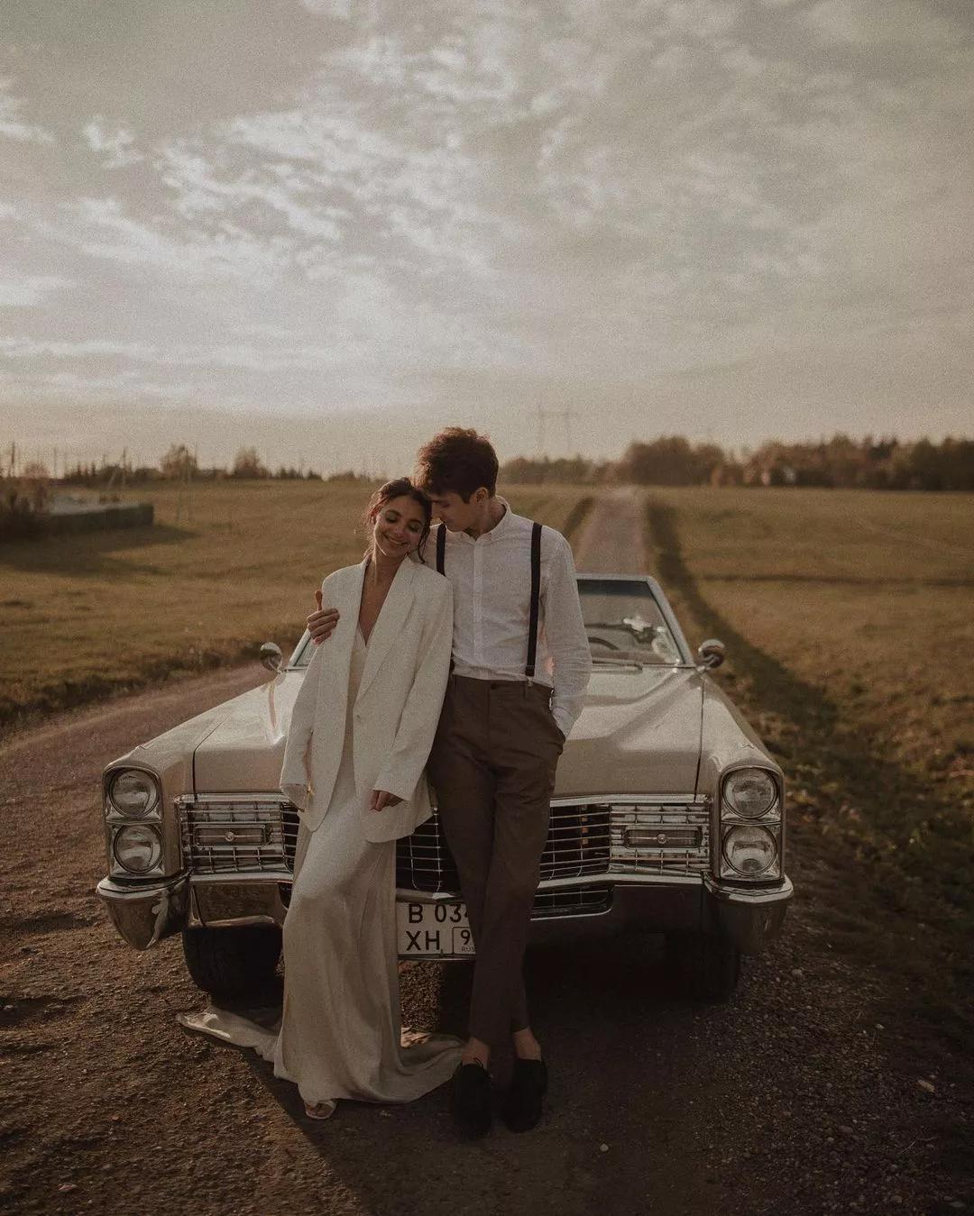 一组高级感十足的婚纱照,国外经典婚纱照