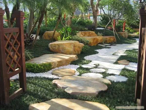 楼顶草坪花园设计效果图,花园草坪养护问题的成果概述