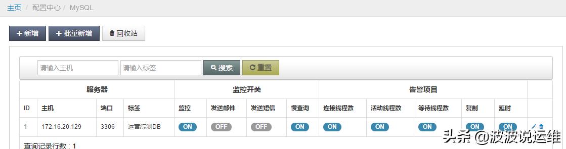 监控mysql数据库,mysql数据监控
