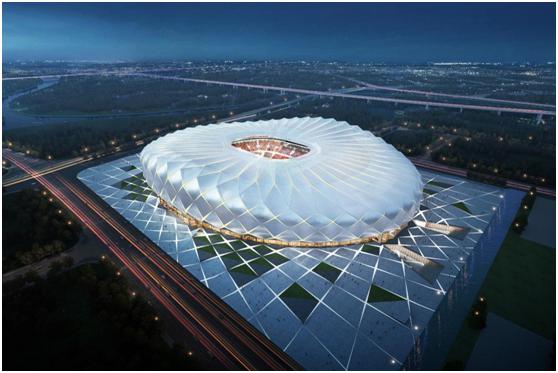 恒大足球场美景,吃喝玩乐一条龙山庄