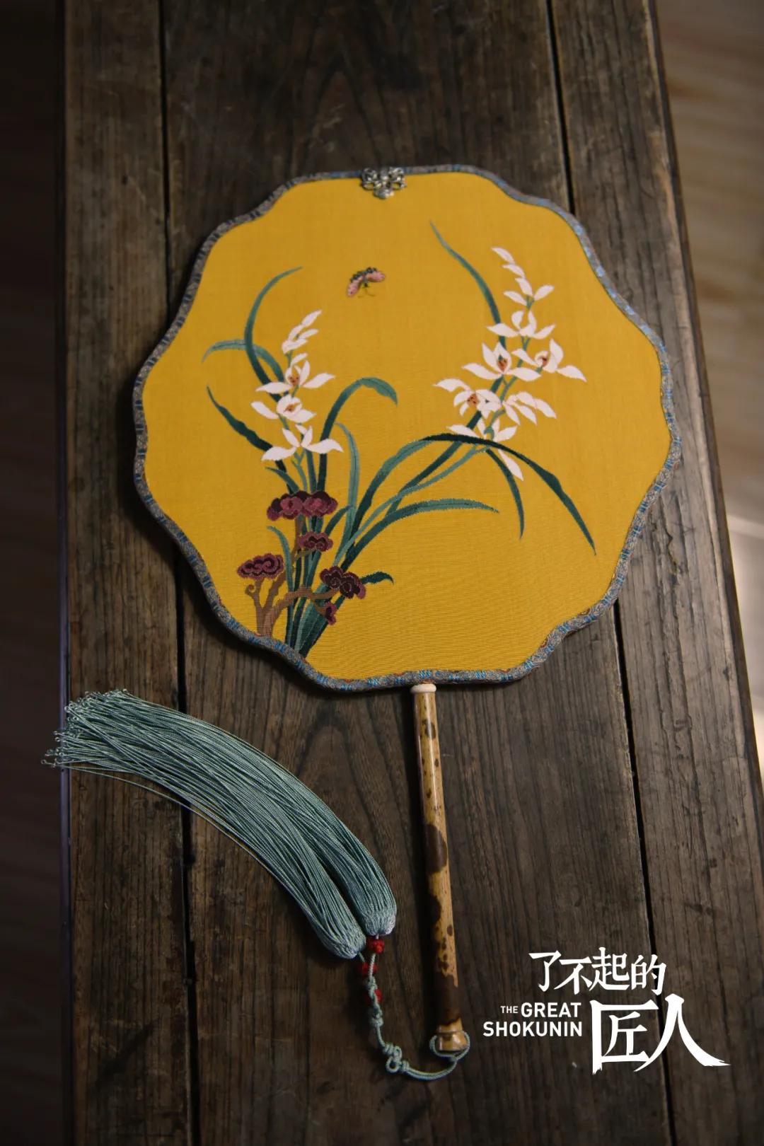 缂丝团扇是什么,缂丝素团扇