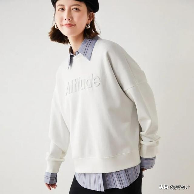 早秋洋气卫衣,适合深秋的卫衣