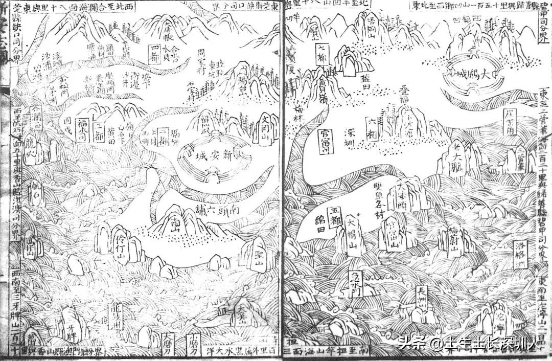 这些深圳老地图,见过一张就算你厉害