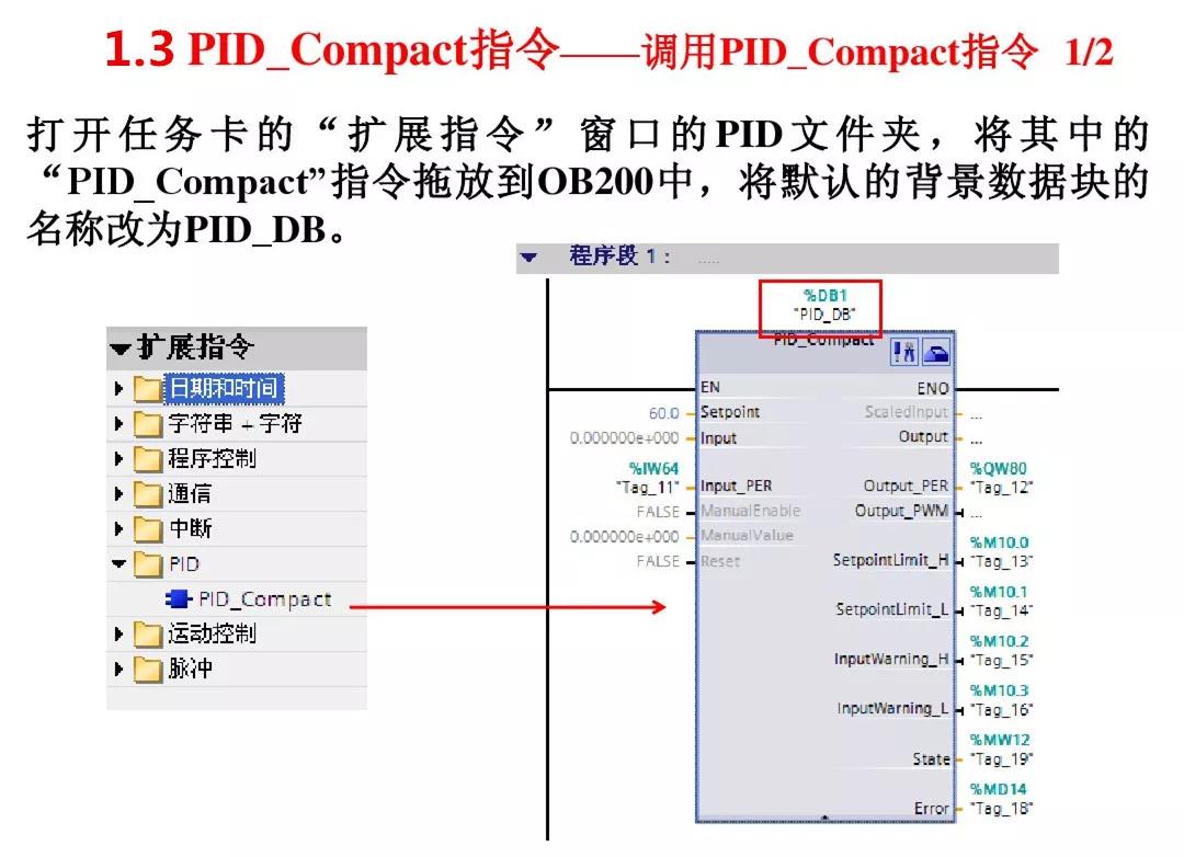 西门子1200pid控制的设定方法,西门子s7-1200可以支持多少个pid