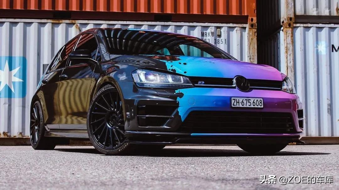 高尔夫7.5r-line车身涂装,大众高尔夫7什么颜色最洋气