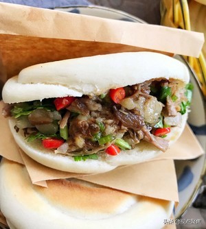 好吃的肉夹馍的做法,停不下来做早餐