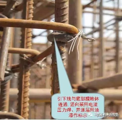 承台防雷接地做法,防雷接地施工流程