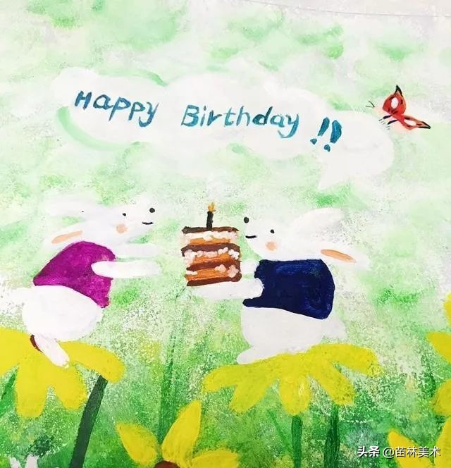 「创意水粉教案」公园里的一抹绿