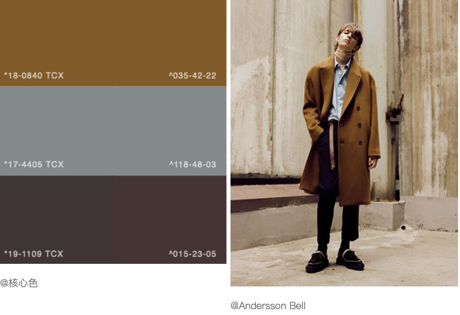 23年秋冬男装色彩流行趋势,潮流男装秋季