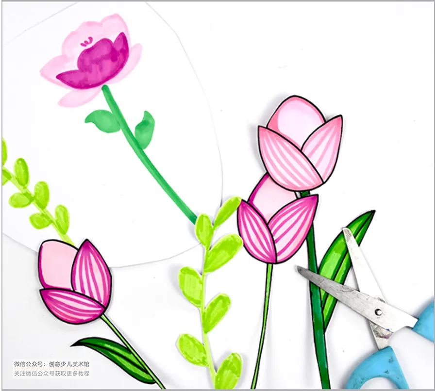 儿童画教程|教师节快到啦,教你画简单又漂亮的教师节儿童画