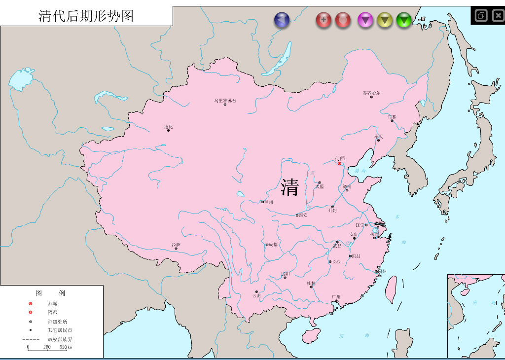 中国南宋时期各国地图,中国古代宋到清地图