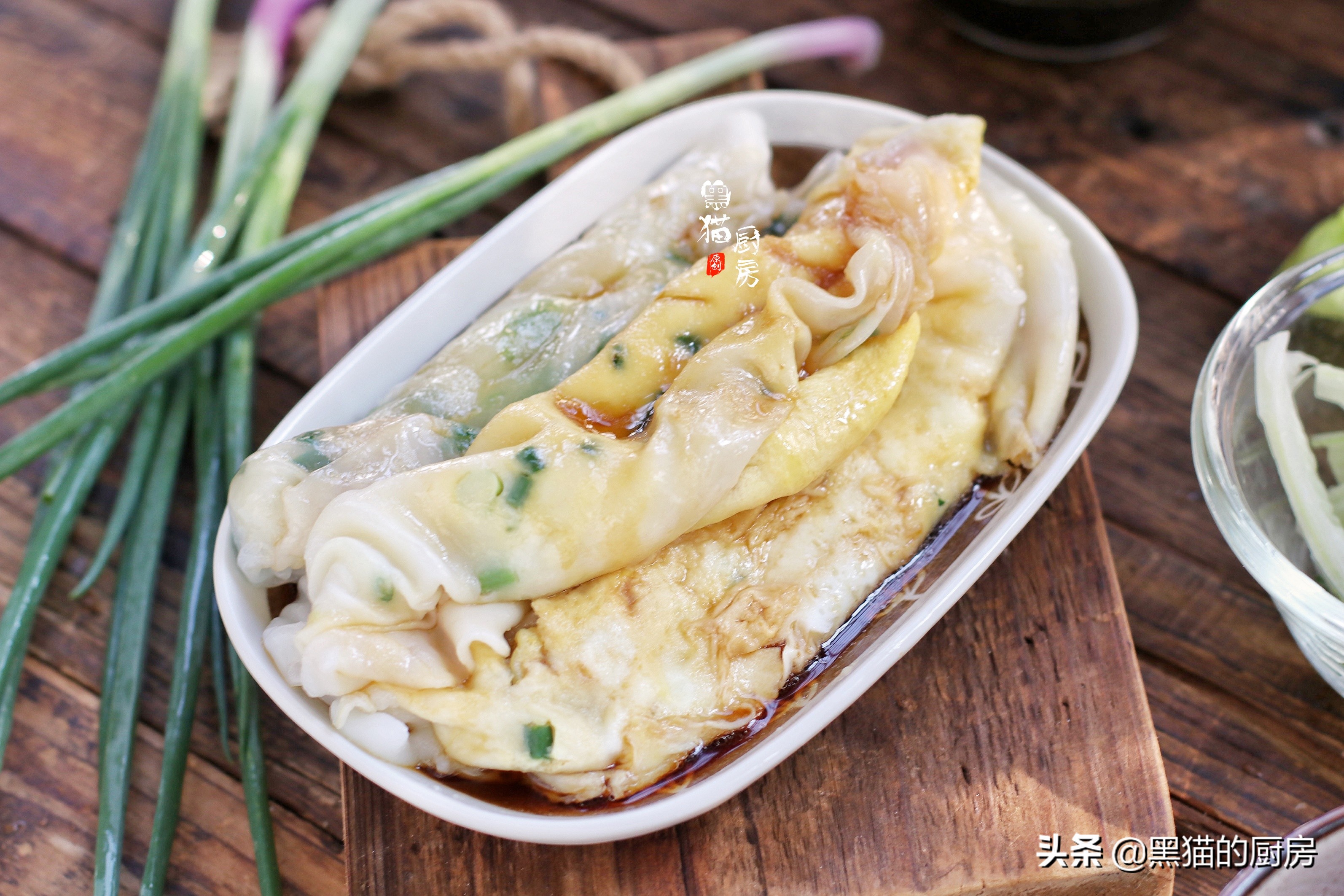 在家做肠粉潮汕,不粘锅石磨肠粉的正宗做法